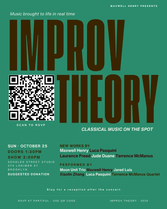 Improv Theory concert flyer